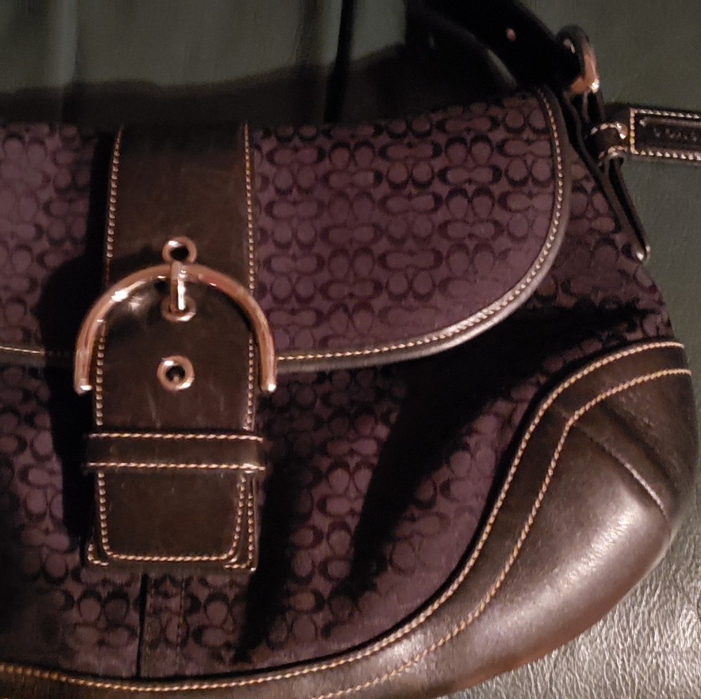 Genuine Coach Signature Soho bag